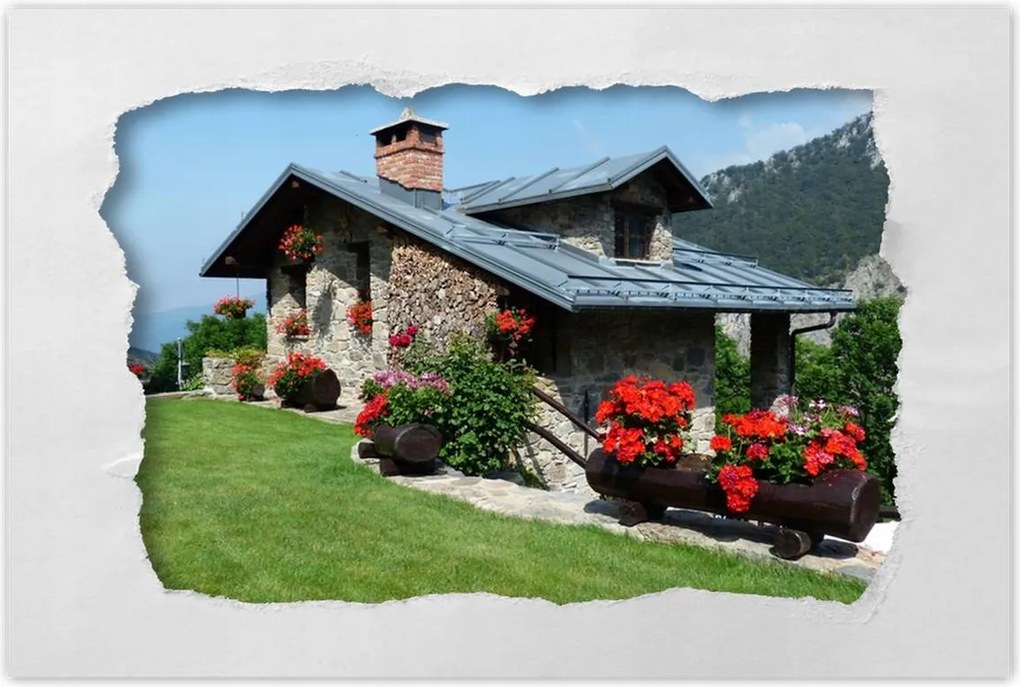 Poszterek 90x60 Házikó a hegyekben