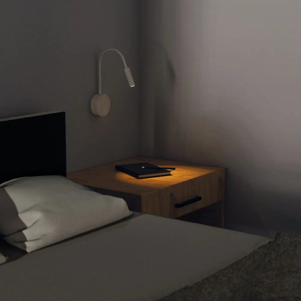 Leo fehér falilámpa, magasság 53 cm - SULION