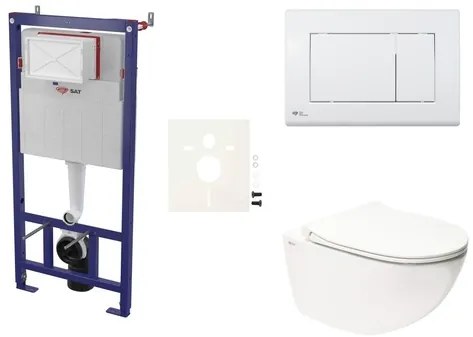 Fali WC szett SAT előtétfalas szereléshez + SAT Infinitio WC SIKOSSINF20K