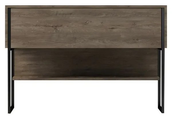 Luxe Walnut and Black komód