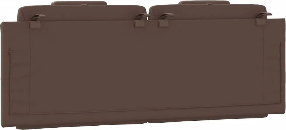 barna műbőr fejtámla párna Viana 140 cm