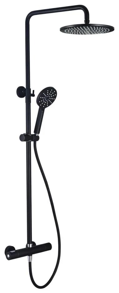 BATH DELUXE 31-120-05-02-00 - DRAGOR zuhanyszett termosztáttal, matt fekete