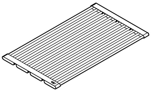 GROHE 40858SD0 - Edénycsepegtető tálca 500 × 288 mm, rozsdamentes acél