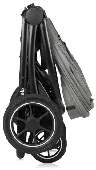 Lionelo - MERIL 2 az 1-ben kombinált babakocsi Grey Stone