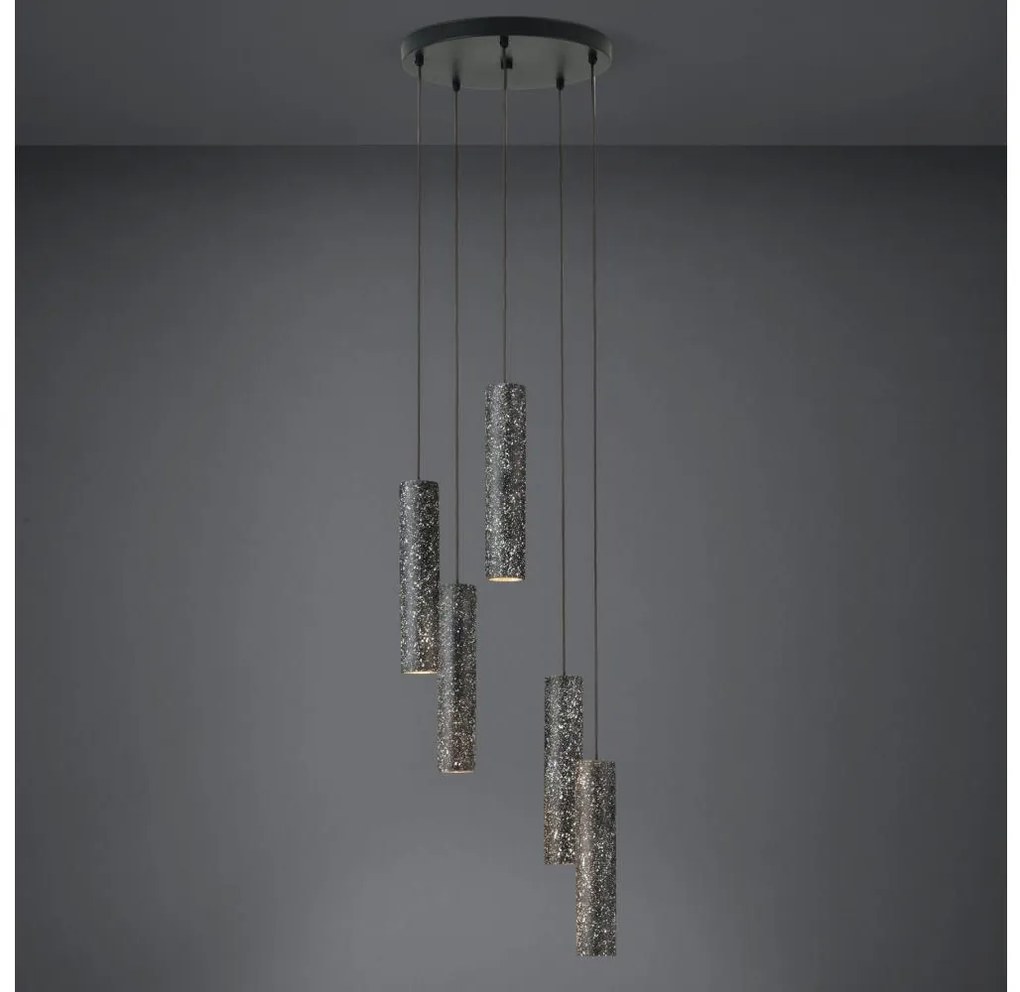 Eglo 39823 - LED Csillár zsinóron MENTALONA 5xGU10/4,5W/230V