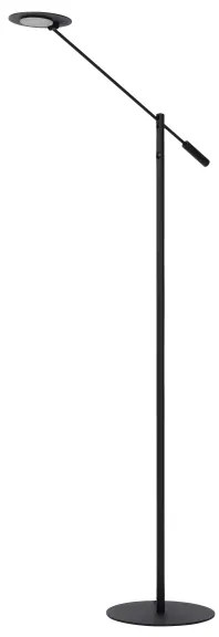 Lucide 19766/09/30 - LED Dimmelhető állólámpa ANSELMO LED/9W/230V fekete