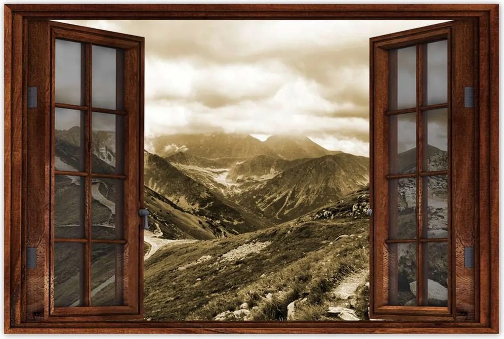 Poszterek 120x80 Tátra Lengyel hegyek Kilátás