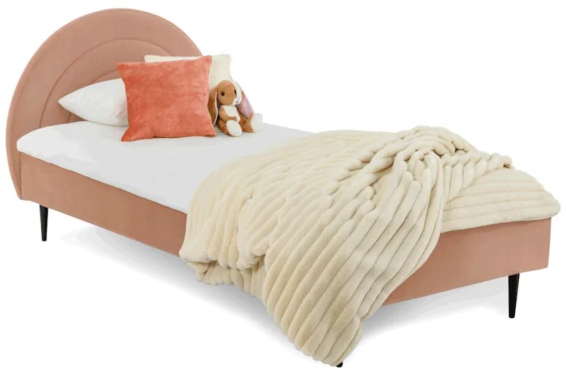 Rózsaszín gyerekágy 90x200 cm Rainbow – Scandic