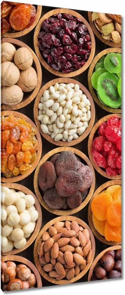 Vászonkép 55x115 Bakalie és dió