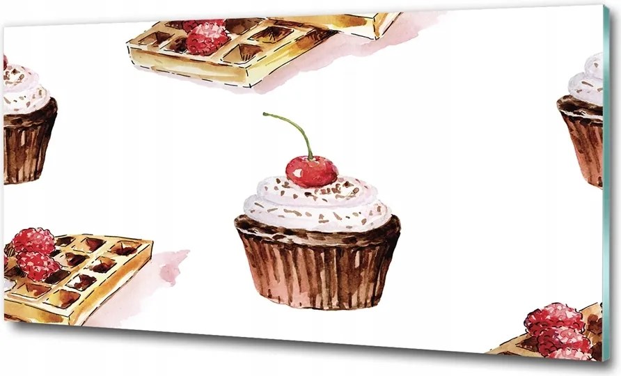 Fotó kép edzett üveg Cseresznye 100x70