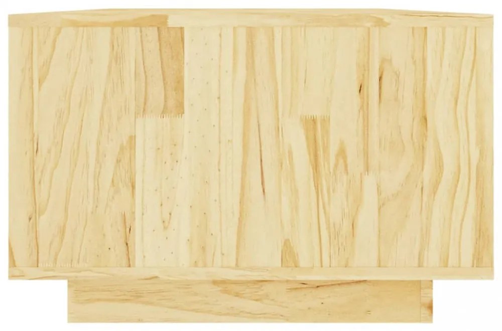 tömör fenyőfa dohányzóasztal 110 x 50 x 33,5 cm