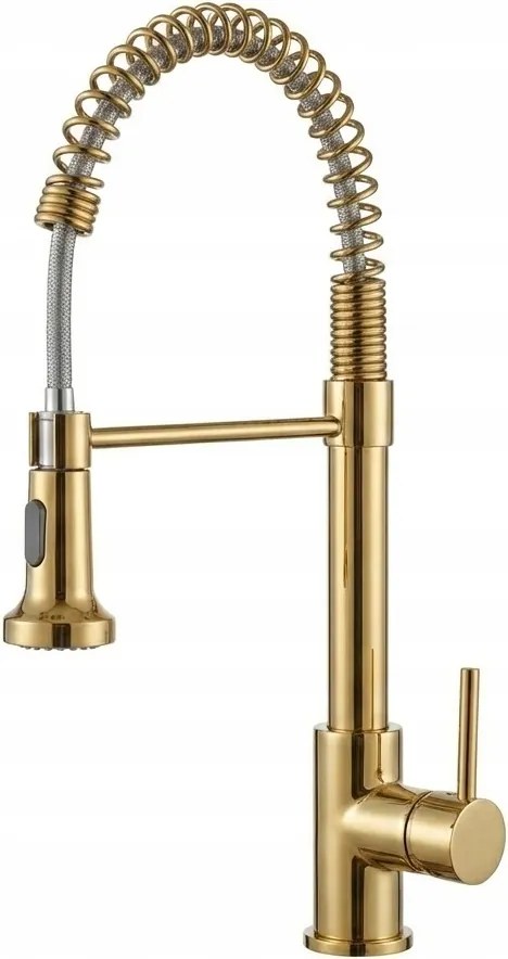Arany Konyhai Mosogató Csaptelep Forgatható 2 Víz Módok Modern