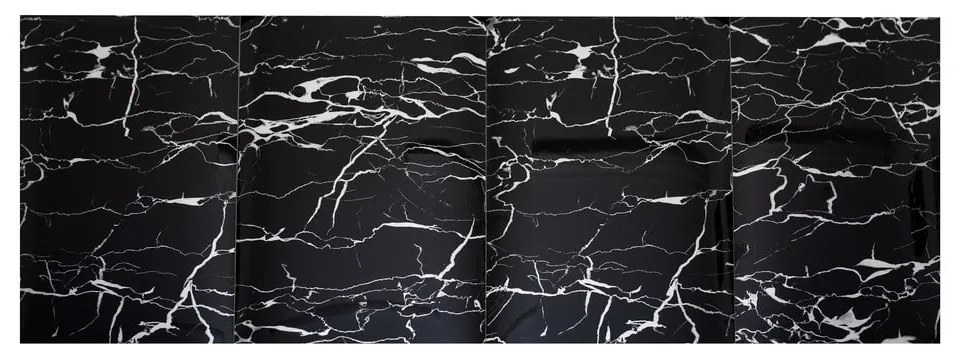 Fali öntapadós panel szett 6 db-os 60x30 cm Nero Marquina – SP TREND