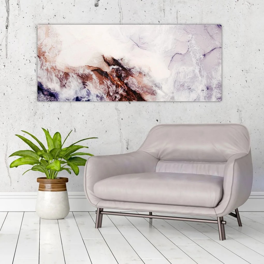 Kép - Lila márvány N⁰1 (120x50 cm)