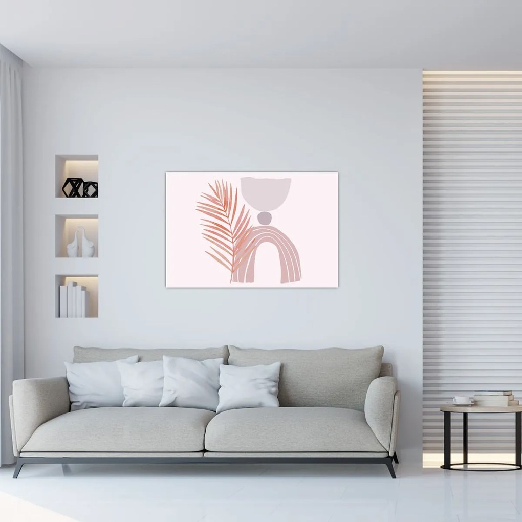 Kép - Lila minimalizmus N⁰1 (90x60 cm)