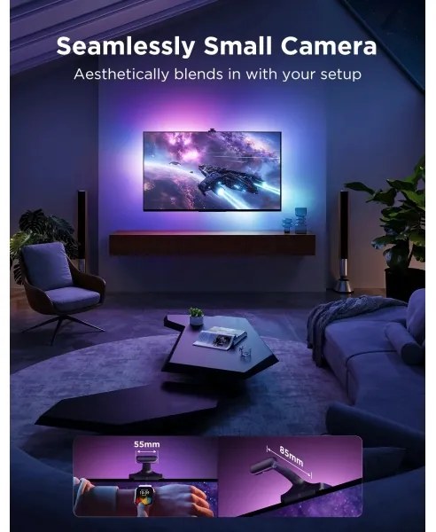 Govee - TV Backlight 3 Pro 55-65" Okos RGBIC LED TV háttérvilágítás Wi-Fi