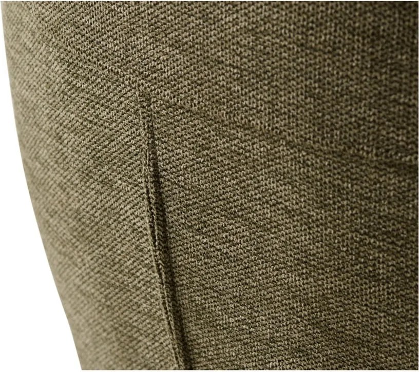 Zöld kárpitozott karfás étkezőfotel Roxana – Unique Furniture