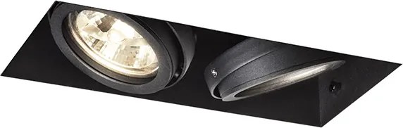 RENDL ELECTRA II černá 12V LED G53 2x15W
