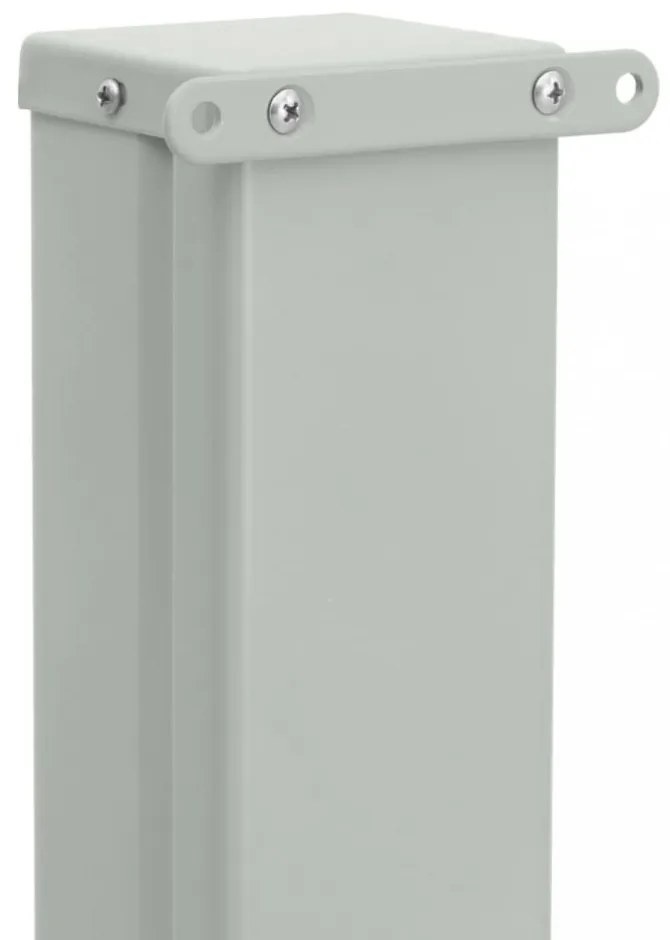 fekete behúzható oldalsó teraszi napellenző 100 x 500 cm