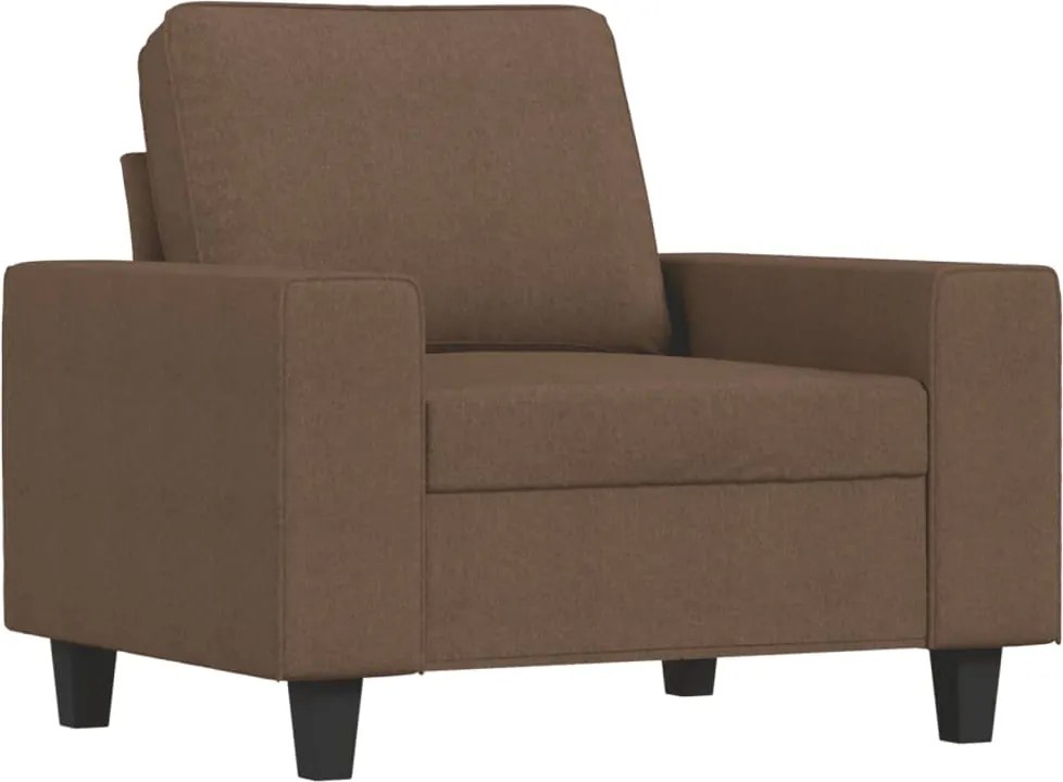 vidaXL barna szövet kanapéfotel 60 cm