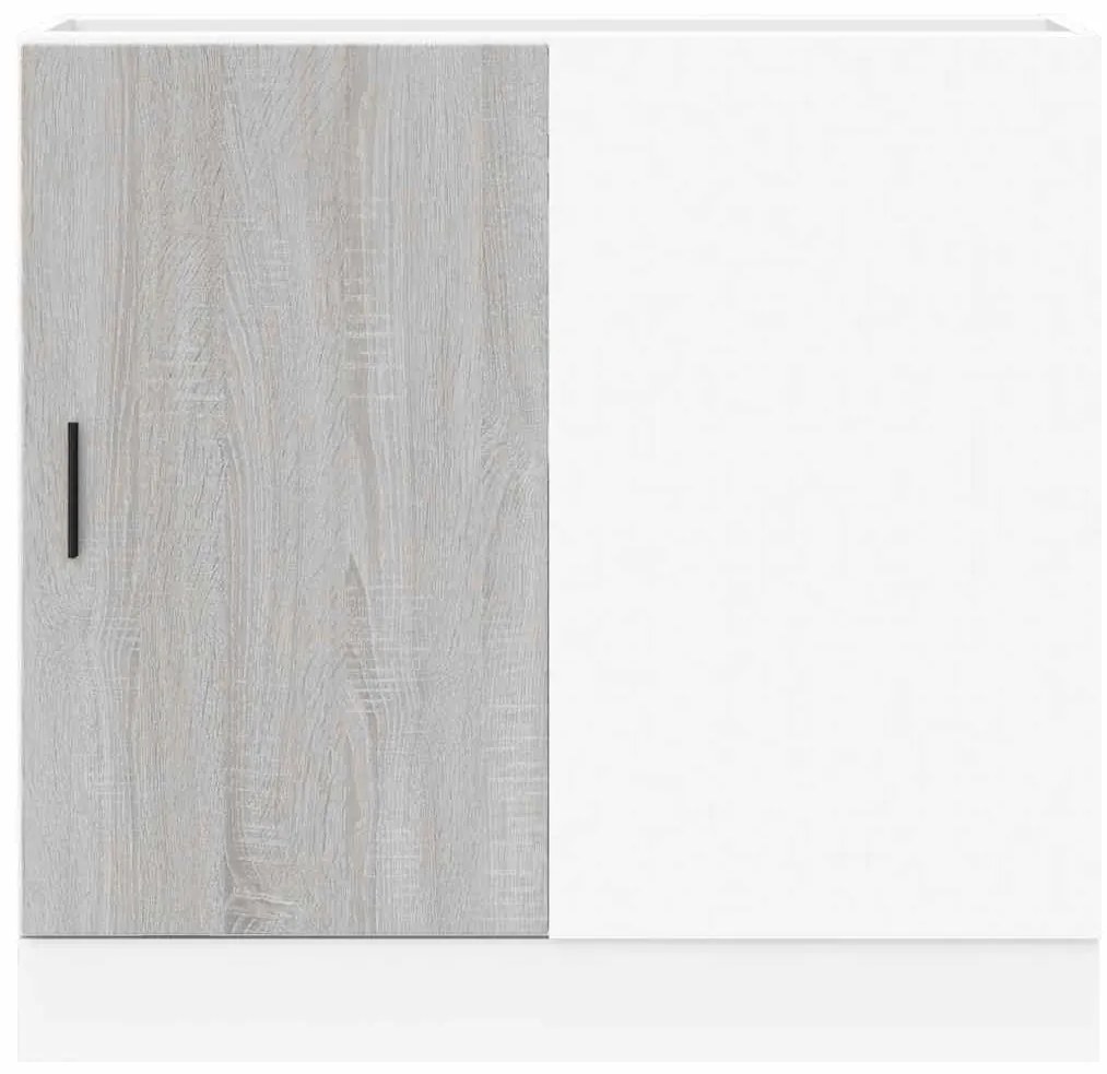 “Lyon” mosdó alapszekrény szürke Sonoma szekrény