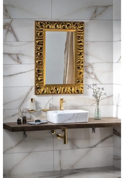 Sapho - DALMA ráültethető mosdó 47,5 x 37,5 cm, kerámia/Carrara