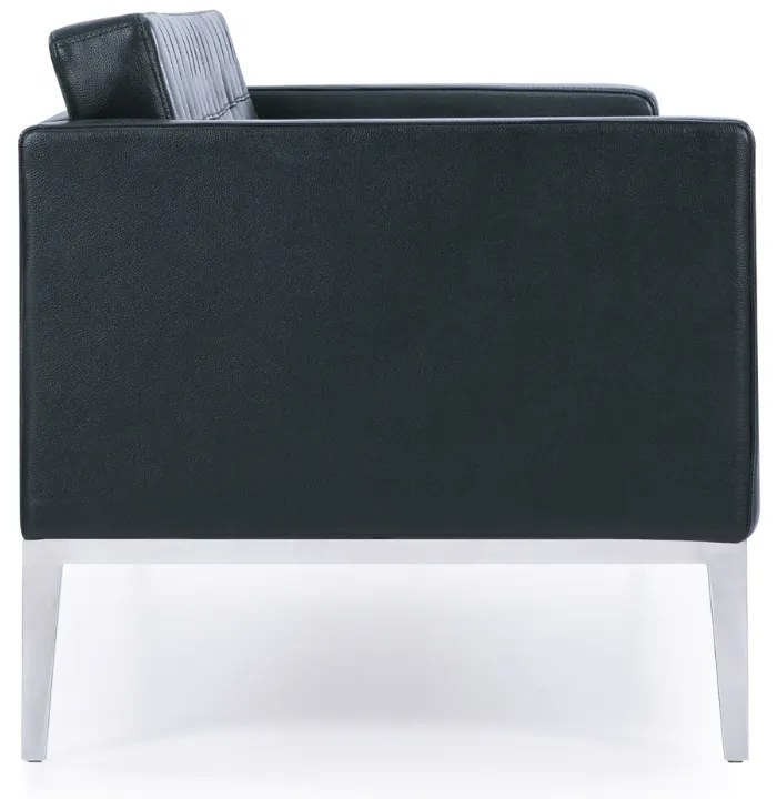 Bartolo kanapé, háromüléses, fekete