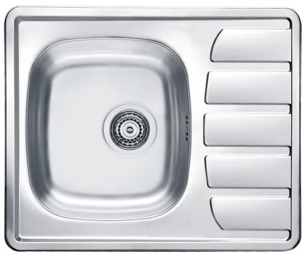 ALVEUS SETA265 - Konyhai mosogató ZOOM+mosogató csaptelep RIVIERA 14,8 cm szatén/króm