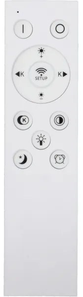 Fulgur s-43040-LED Dimmelhető lámpatest NOMY-RC LED/40W/230V 3000/4000/6500K IP40 fekete+távirányító