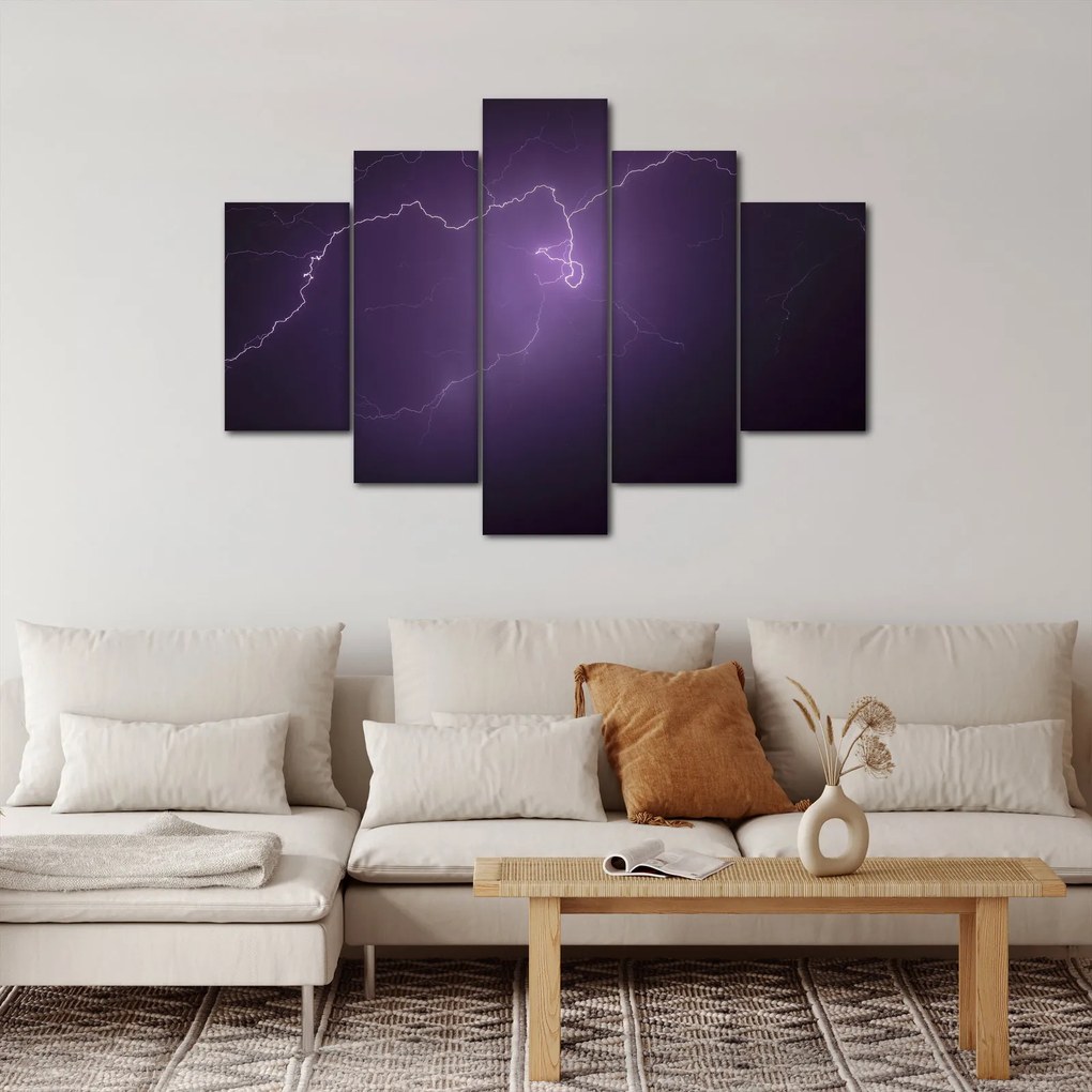Villámzó égbolt képe (150x105 cm)
