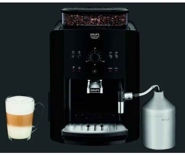 Krups - Automata kávéfőző ARABICA 1450W/230V fekete