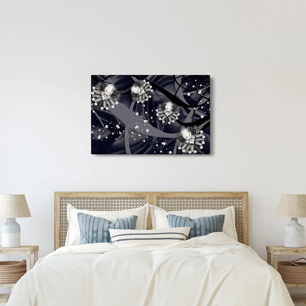 Kép - Gyémántok a térben (90x60 cm)