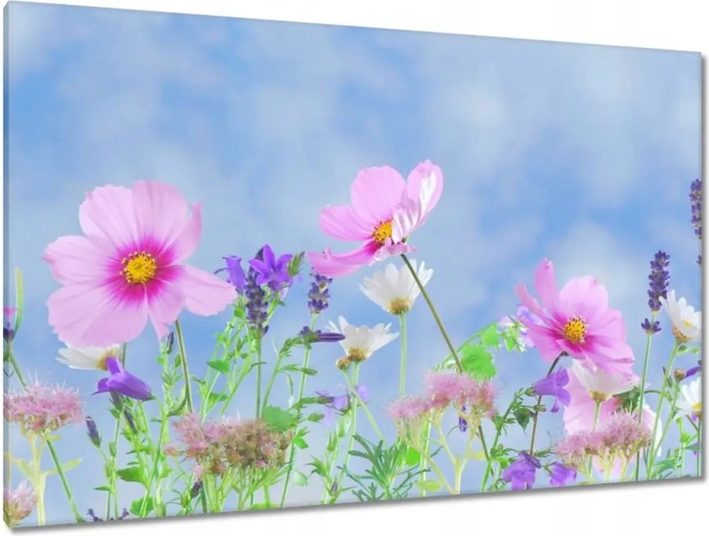 Vászonkép 120x80 Finom virágok