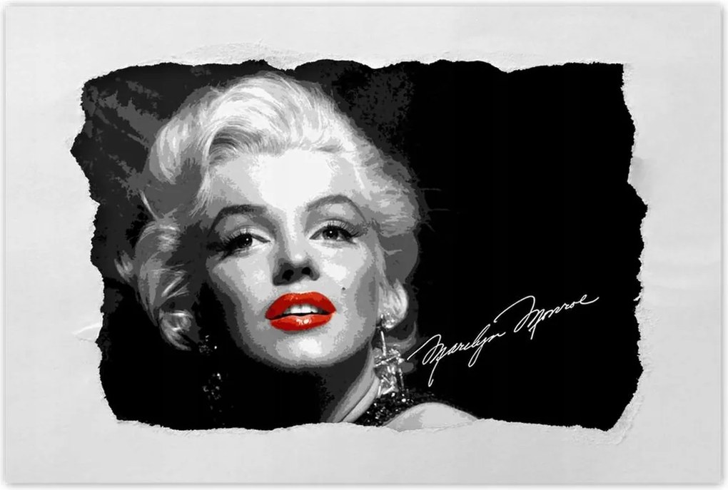 Poszterek 60x40 Marilyn Monroe autogram