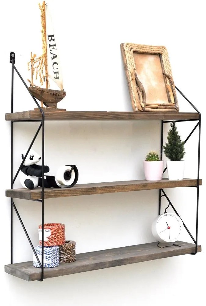 Fali polc 60x55 cm fenyő