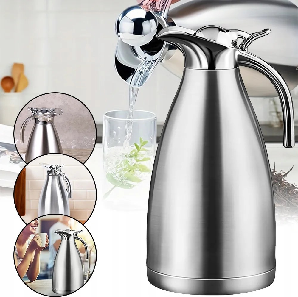 2L-ES Termosz Konferencia Kancsó Acél Légmentesen Záródó