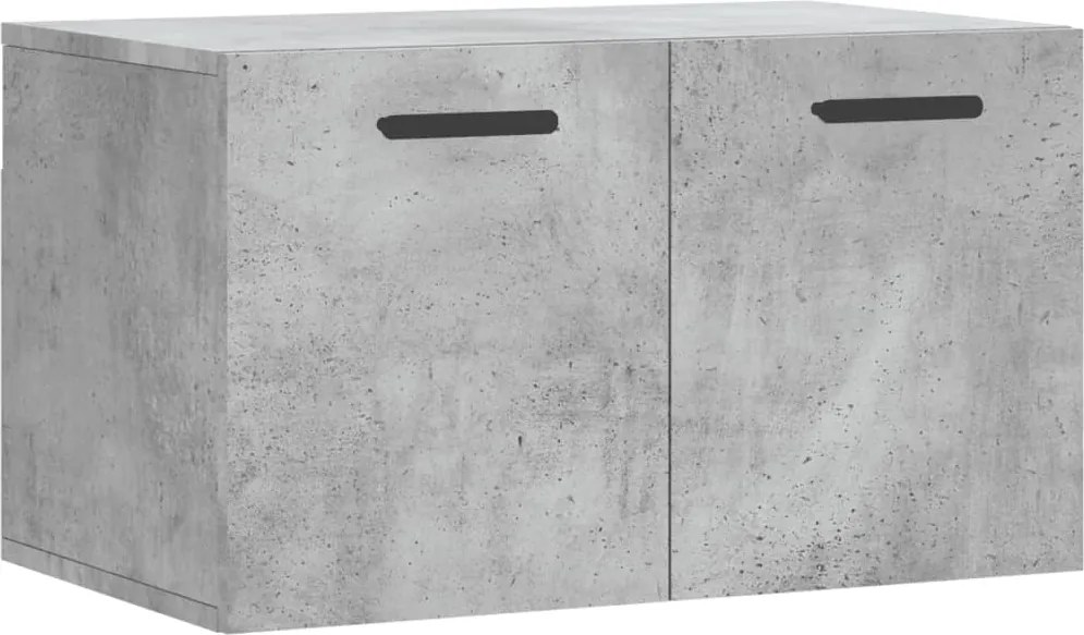 vidaXL betonszürke szerelt fa faliszekrény 60 x 36,5 x 35 cm