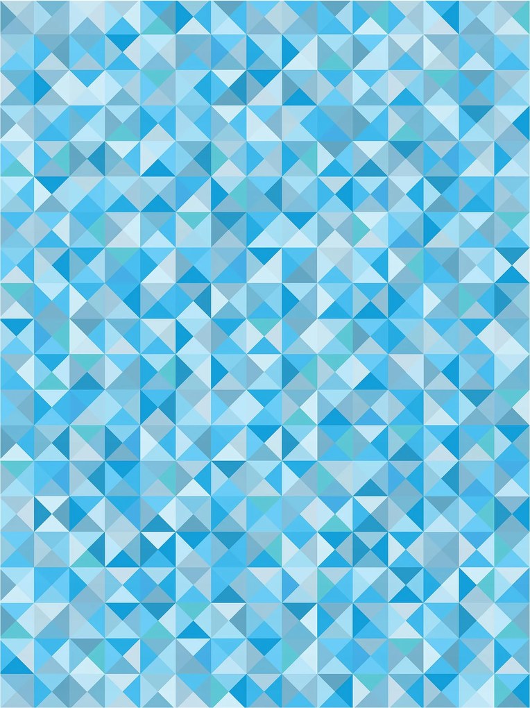 Fotótapéta Absztrakt kék háromszögek geometria 184x254 +ragasztó