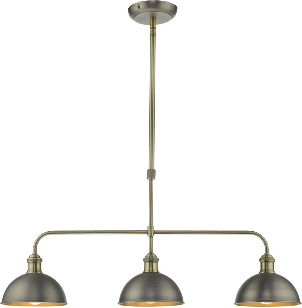 DAR LIGHTING GOV0361 GOVERNOR Vintage Függesztett Lámpa E14 IP20