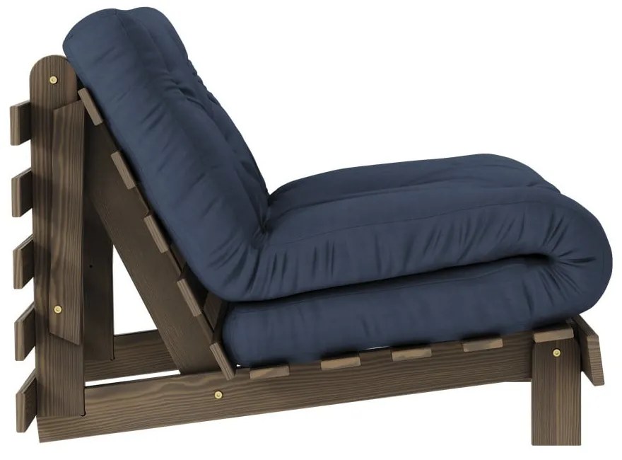 Sötétkék fotel Roots – Karup Design