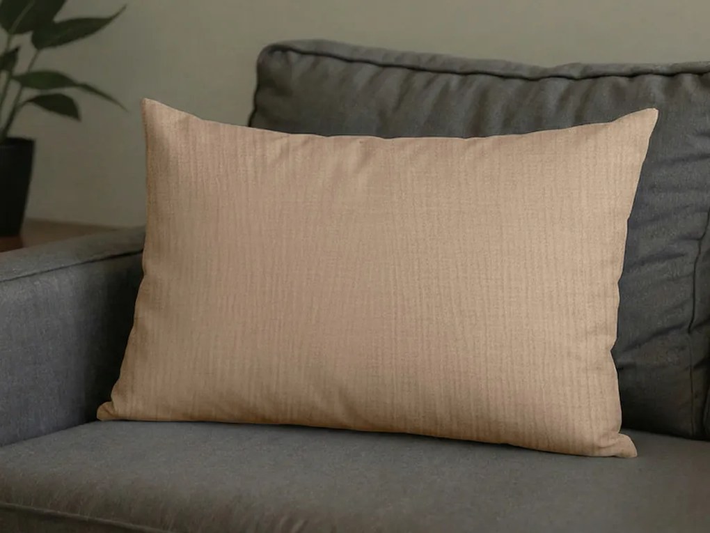 Muszlin párnahuzat PURELY 40x80 cm, világosbarna