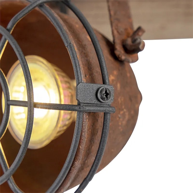 Okos spotlámpa rozsdabarna állítható 3 WiFi GU10-zel - Gina