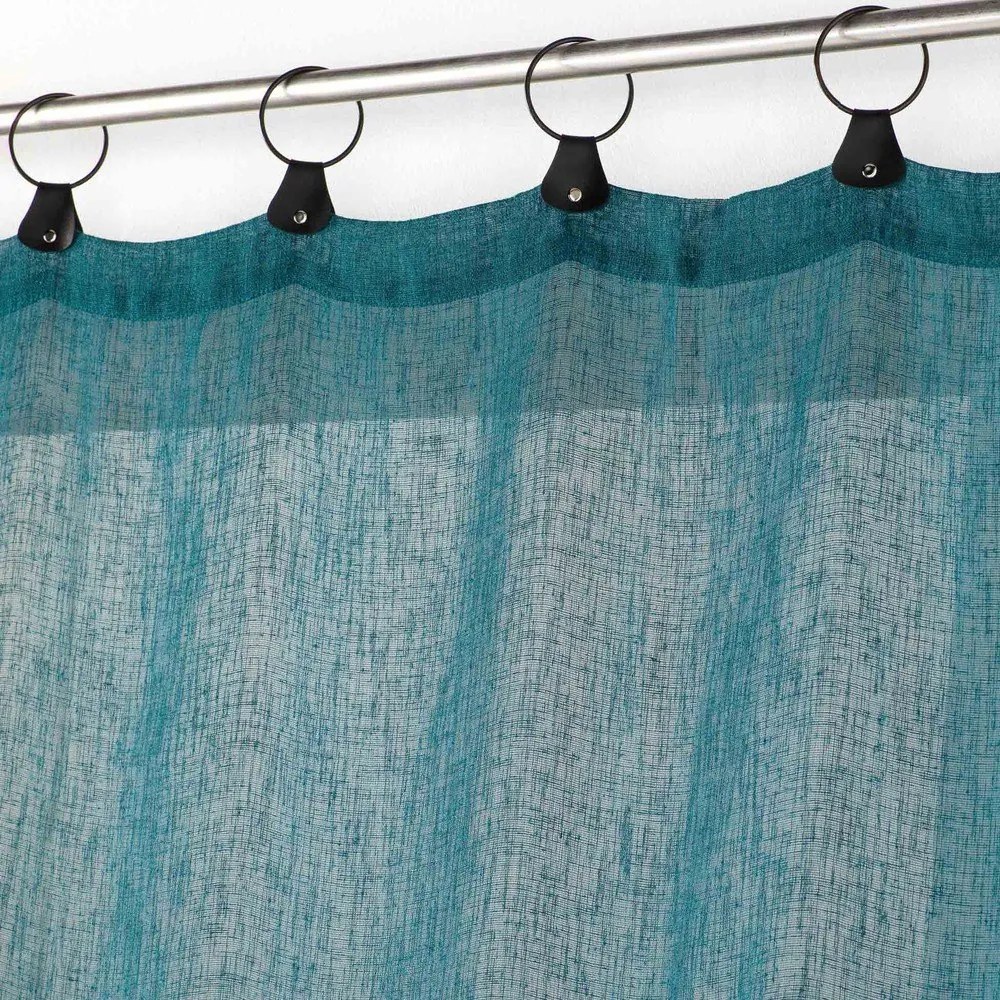 Kék voile fényáteresztő függöny 140x240 cm Linka – douceur d'intérieur