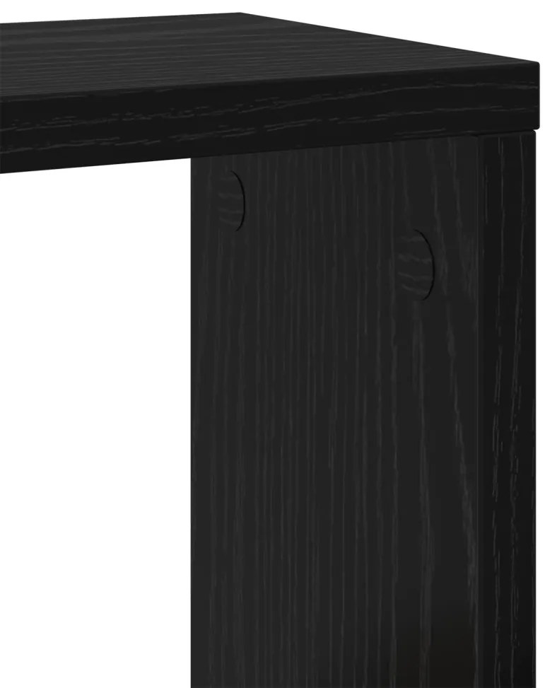 Fali Polcok Fekete Tölgy MDF 26 x 15 x 26 cm Fali Polcok