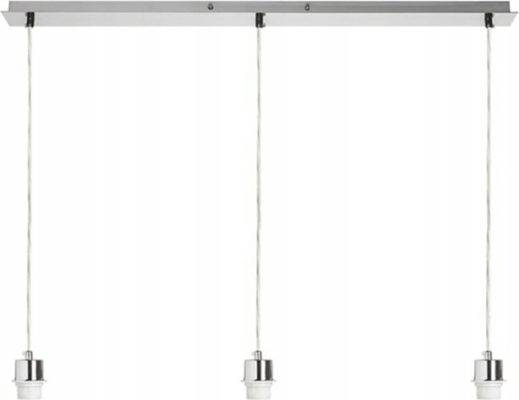 Mennyezeti függeszték talp Rendl More 80 3xE27, matt nikkel, 80 cm