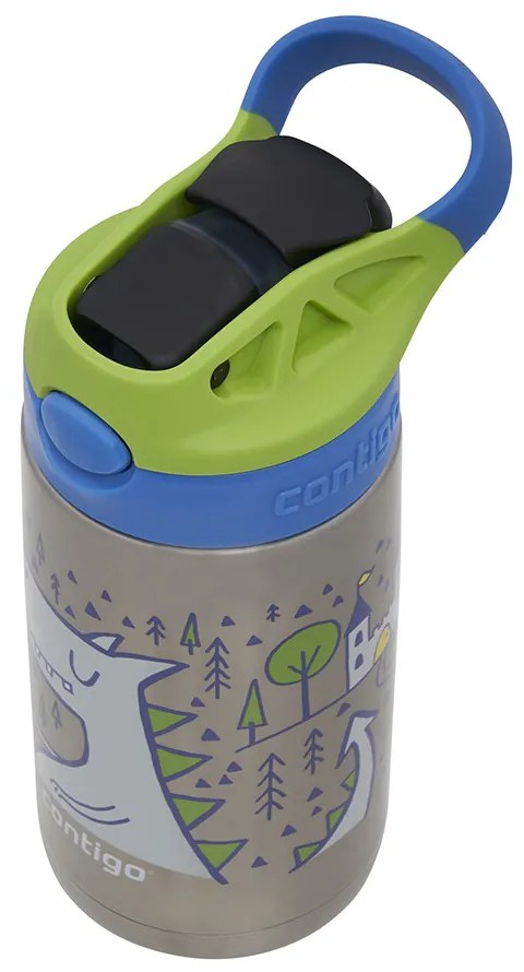 Contigo Gyermek hőálló palack Easy Clean 380 mlMatcha Dragon