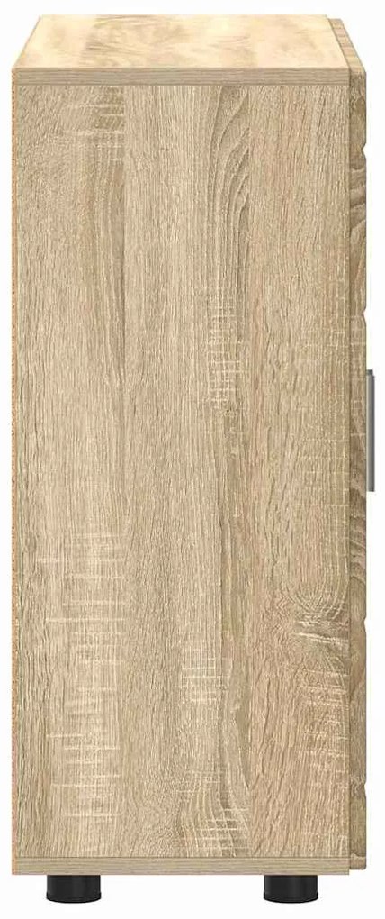 Széf polcokkal ajtóval sonoma tölgy 55.5 x 29 x 100 cm Faanyag