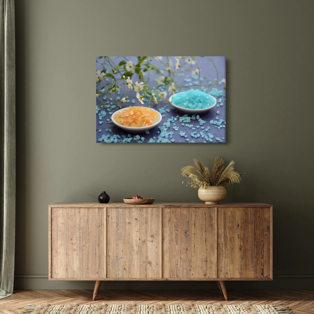 Színes tengeri só képe (90x60 cm)