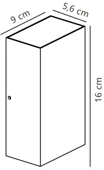 Nordlux - LED Kültéri fali lámpa ROLD LED/10,5W/230V IP54 fekete