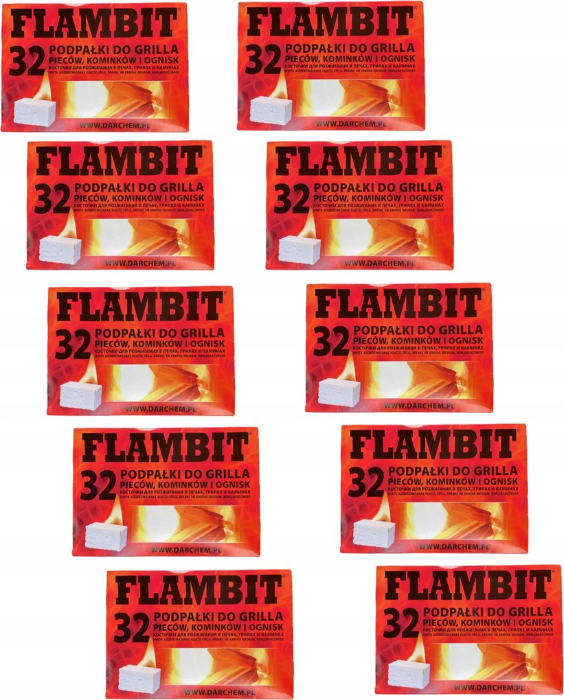 Gyújtó Grill Kandalló Kályha 320 Kocka 2,5kg